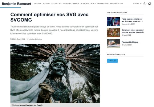 Screenshot of https://www.benjaminrancourt.ca/comment-optimiser-vos-svg-avec-svgomg/