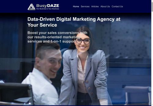 Screenshot of https://busydaze.com/
