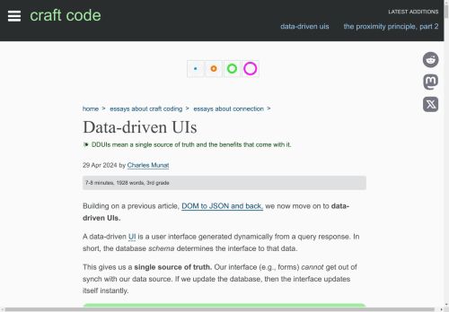 Screenshot of https://craft-code.dev/essays/connection/data-driven-uis