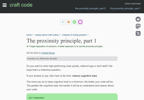 Screenshot of https://craft-code.dev/essays/critique/the-proximity-principle-part-1