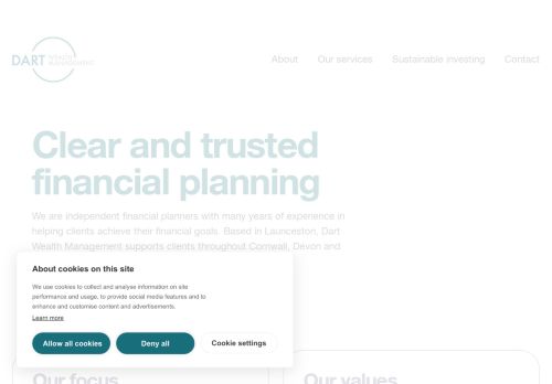 Screenshot of https://dartwealthmanagement.com/