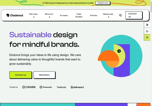 Screenshot of https://dodonut.com