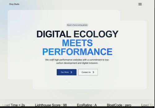 Screenshot of https://ekoystudio.com/