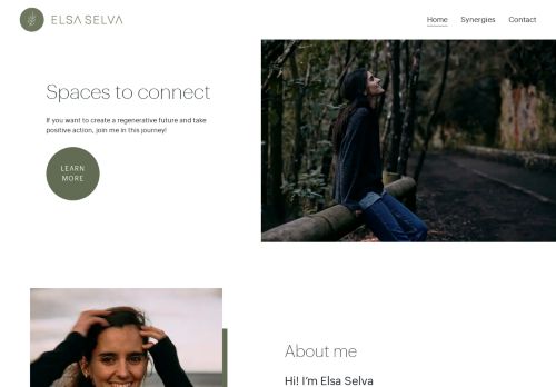 Screenshot of https://elsaselva.com/