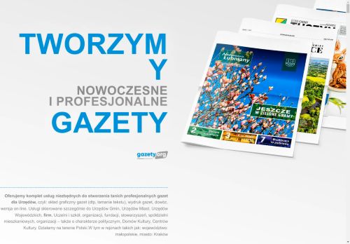 Screenshot of https://gazety.org/m/krakow