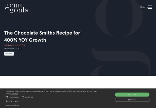 Screenshot of https://www.geniegoals.co.uk/resources/the-chocolate-smiths
