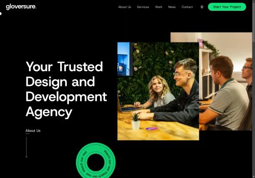 Screenshot of https://gloversure.co.uk/