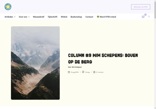Screenshot of https://www.happytimesmagazine.nl/boven-op-de-berg/