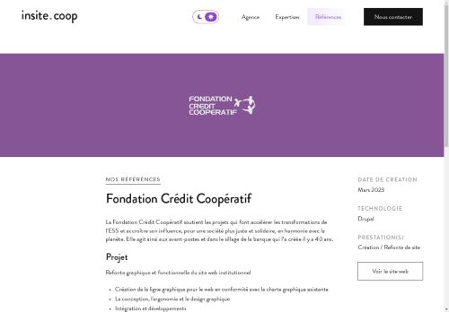 Screenshot of https://www.insite.coop/fondation-credit-cooperatif-1