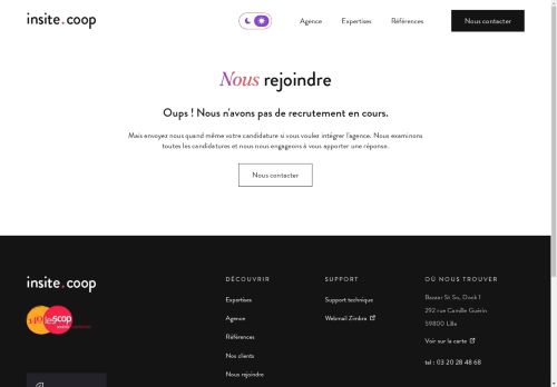Screenshot of https://www.insite.coop/nous-rejoindre