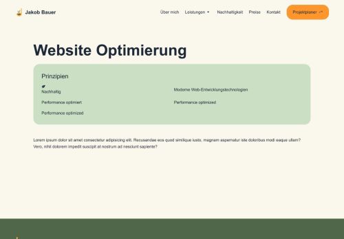 Screenshot of https://jakob-bauer.at/leistungen/website-optimierung/