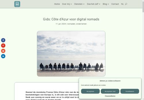 Screenshot of https://jochemoomen.com/blog/gids-cote-dazur-voor-digital-nomads/