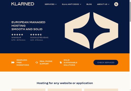 Screenshot of https://www.klarned.is