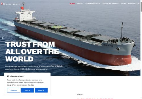 Screenshot of https://klpl.com.sg