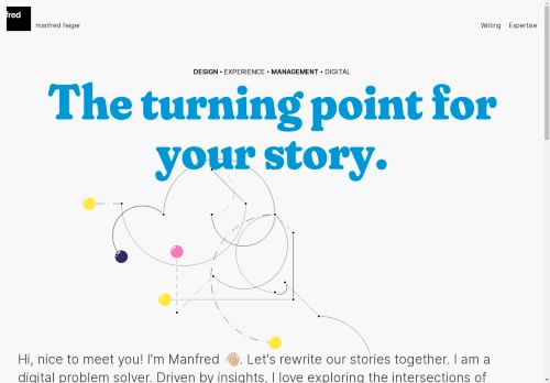 Screenshot of https://manfred-feiger.com