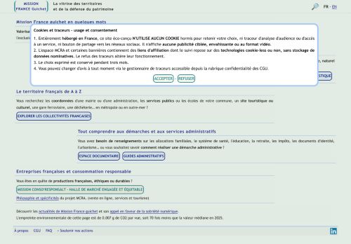 Screenshot of https://missionfranceguichet.fr