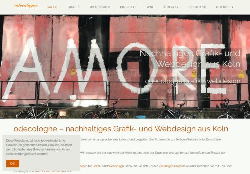 Screenshot of https://odecologne.de