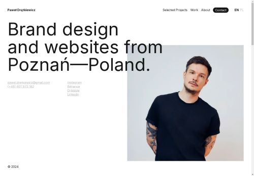 Screenshot of https://www.pawel.work/en