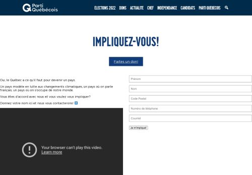 Screenshot of https://pq.org/impliquez-vous/