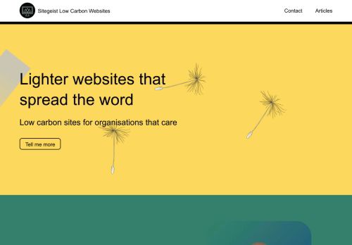 Screenshot of https://sitegeistwebservices.com/
