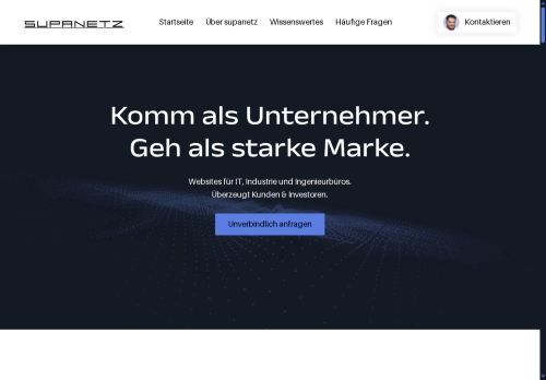 Screenshot of https://supanetz.at