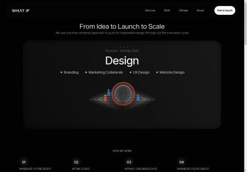 Screenshot of https://what-if-design.webflow.io/services